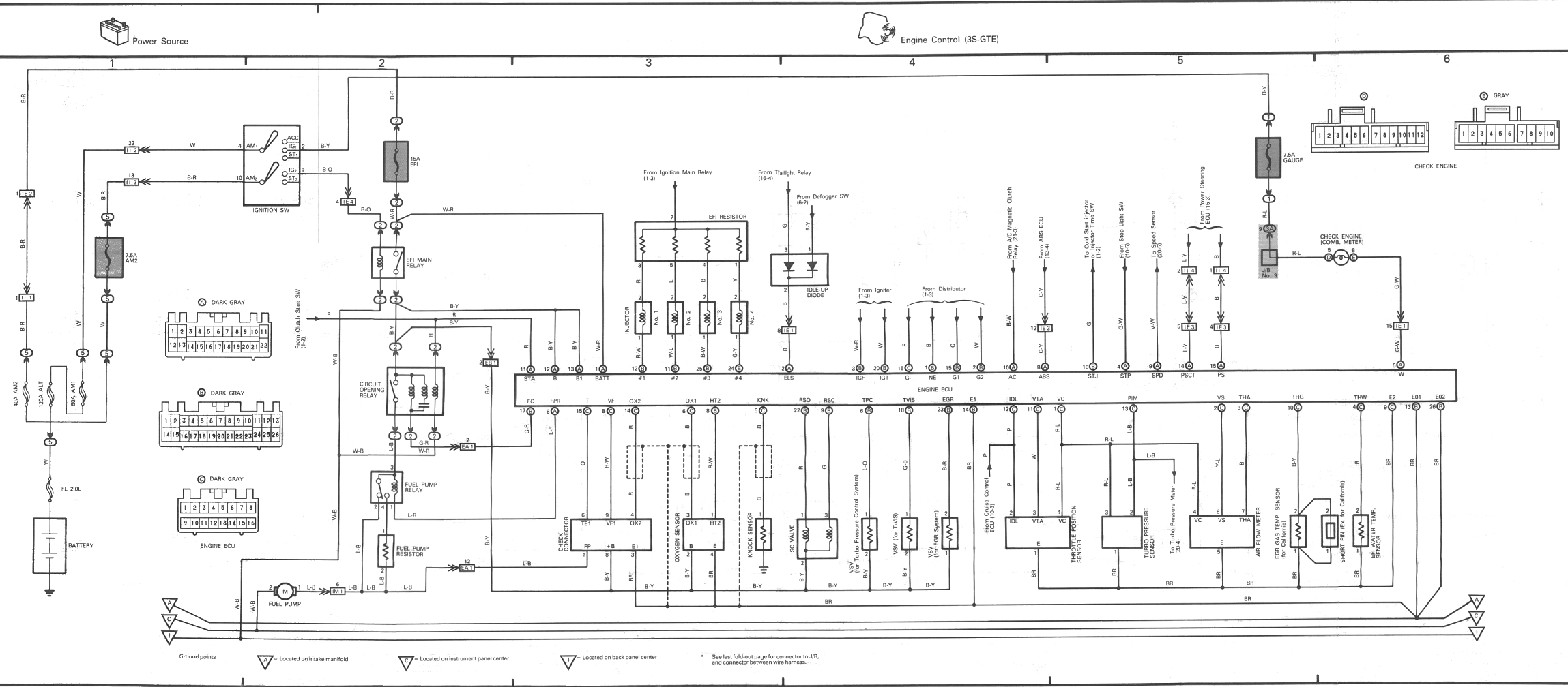 Mr2 Alternator Wiring Diagram - Wiring Diagram